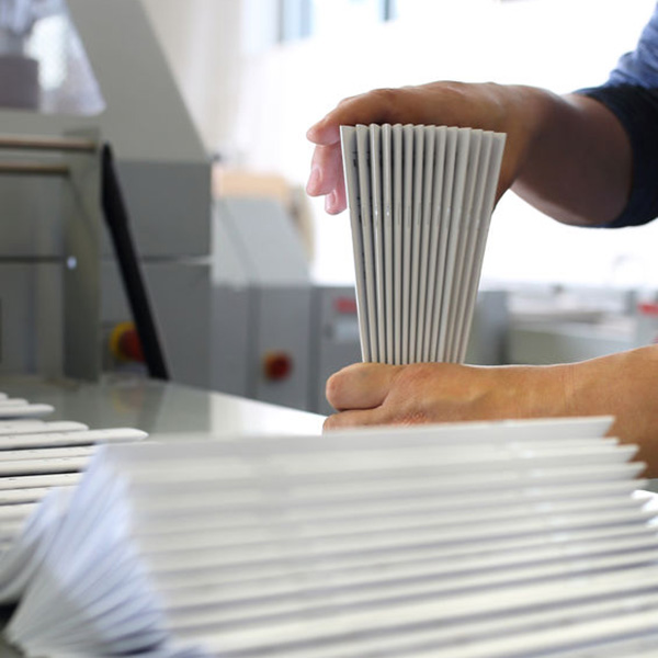 Collating and packaging printed booklets