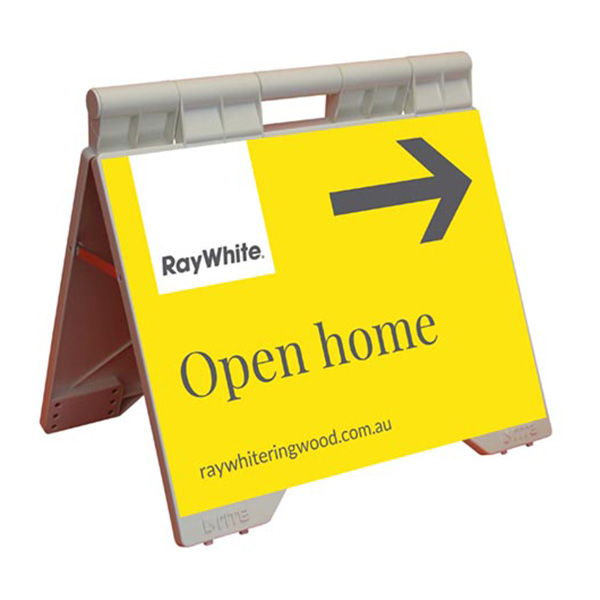 Wall mounted snap frames allow you to open the frame to change the poster or sign inside.