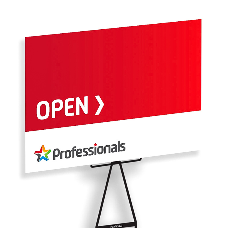 deal for a home open sign.