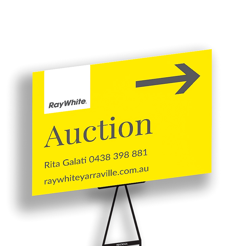 deal for a home open sign.