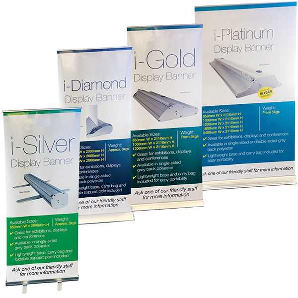 The pull-up banner range