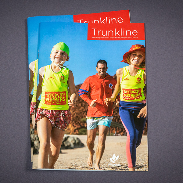 Trunkline Woodside Energy Ltd's staff magazine.